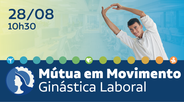 Lançamento da primeira aula de ginástica laboral da Mútua