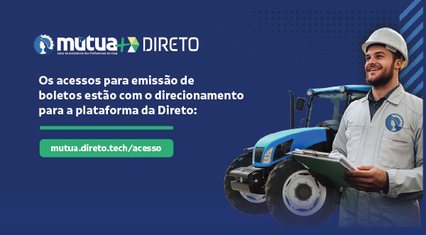 O envio de todas as anuidades em aberto de associados ativos deverá ser direcionado à empresa Direto